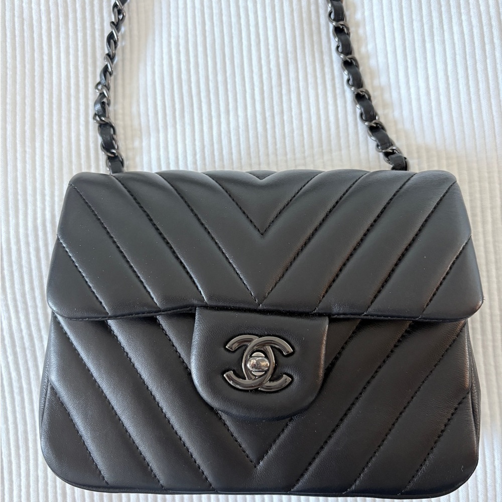 CC Black Quilted Women's Bag